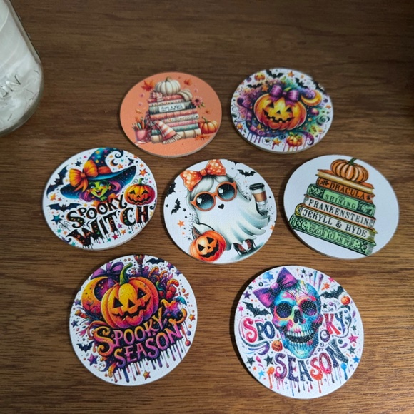 Custom Autumn Girl Canvas Magnet for Cozy Fall Refrigerator Decor - Picture 4 of 7